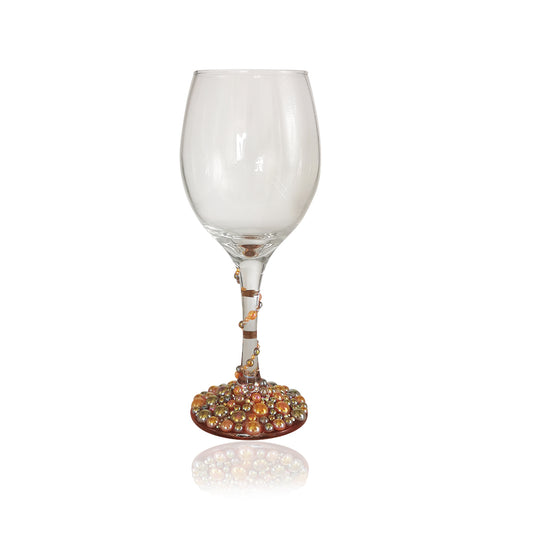PearlDazzle Wine Glass