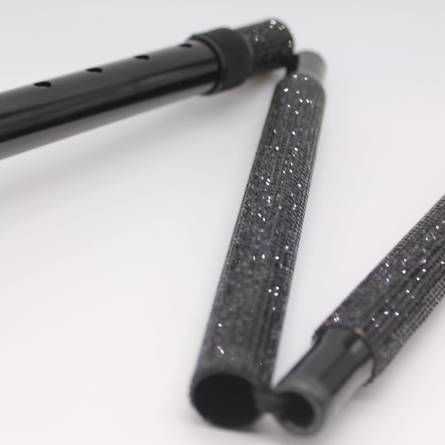 Black bling walking cane pic 2