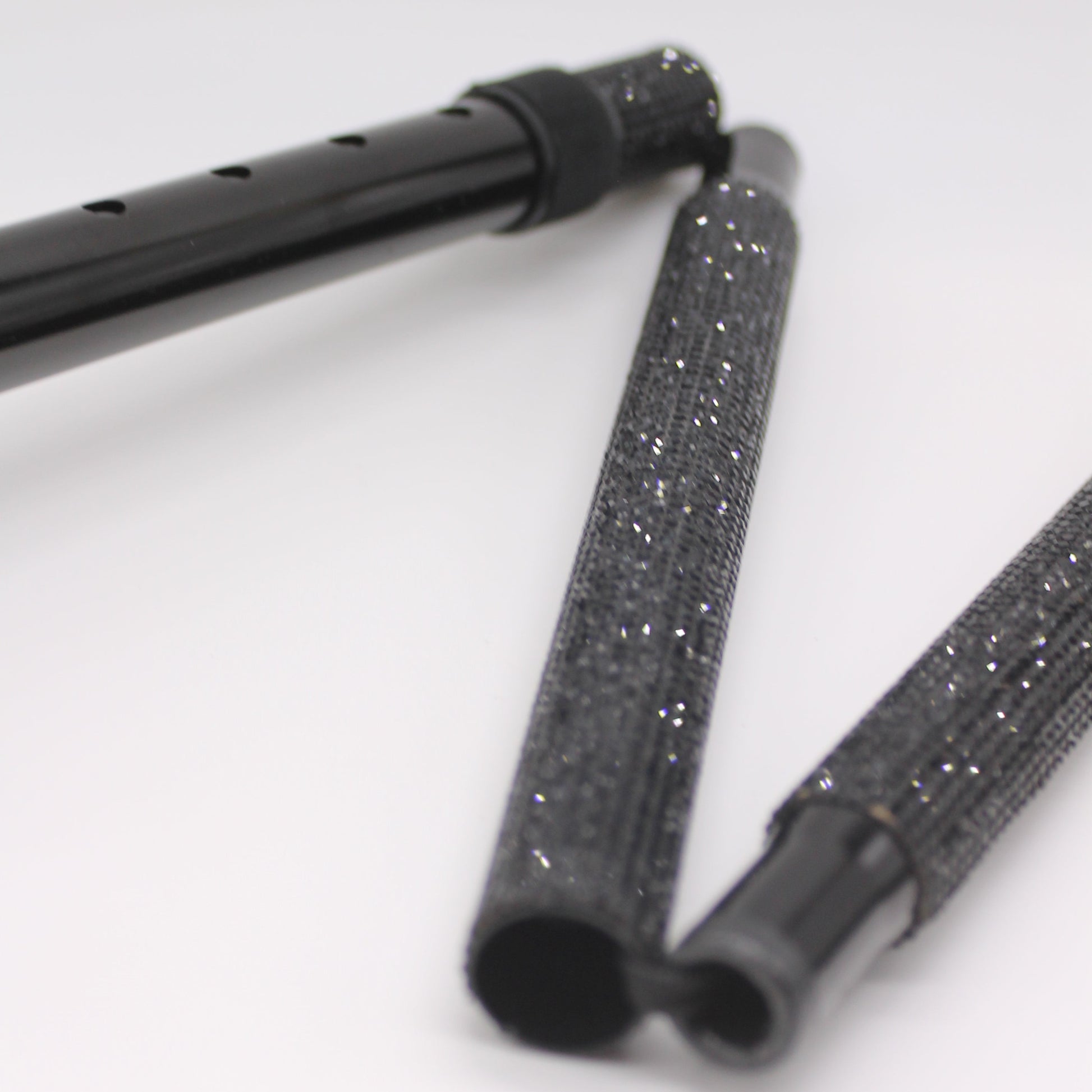 Black bling walking cane pic 2